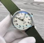 Copy IWC Mark XVII Le Petit Prince White Dial Green Nylon Strap